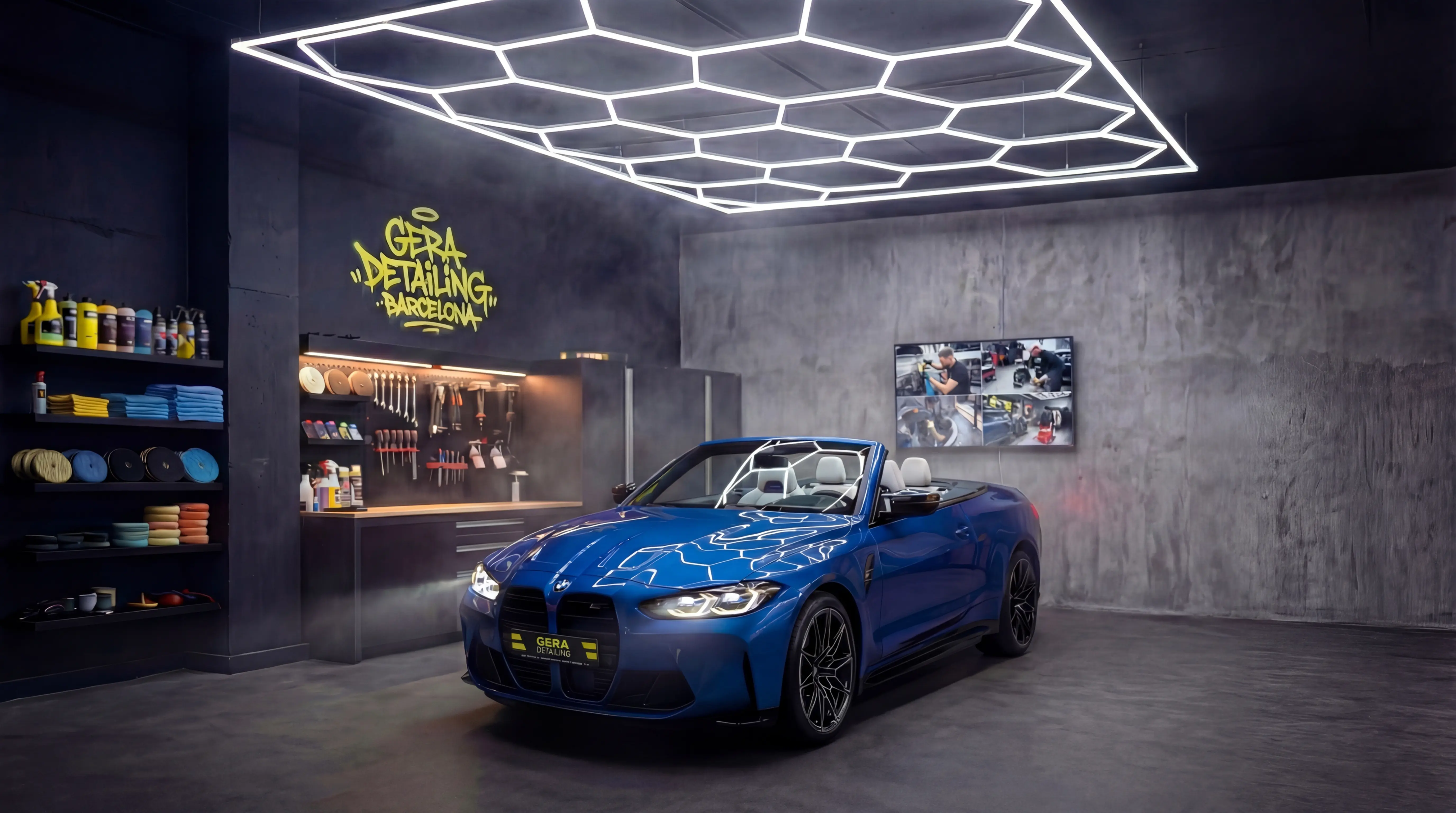 Estudio de detailing premium GERA Detailing Barcelona