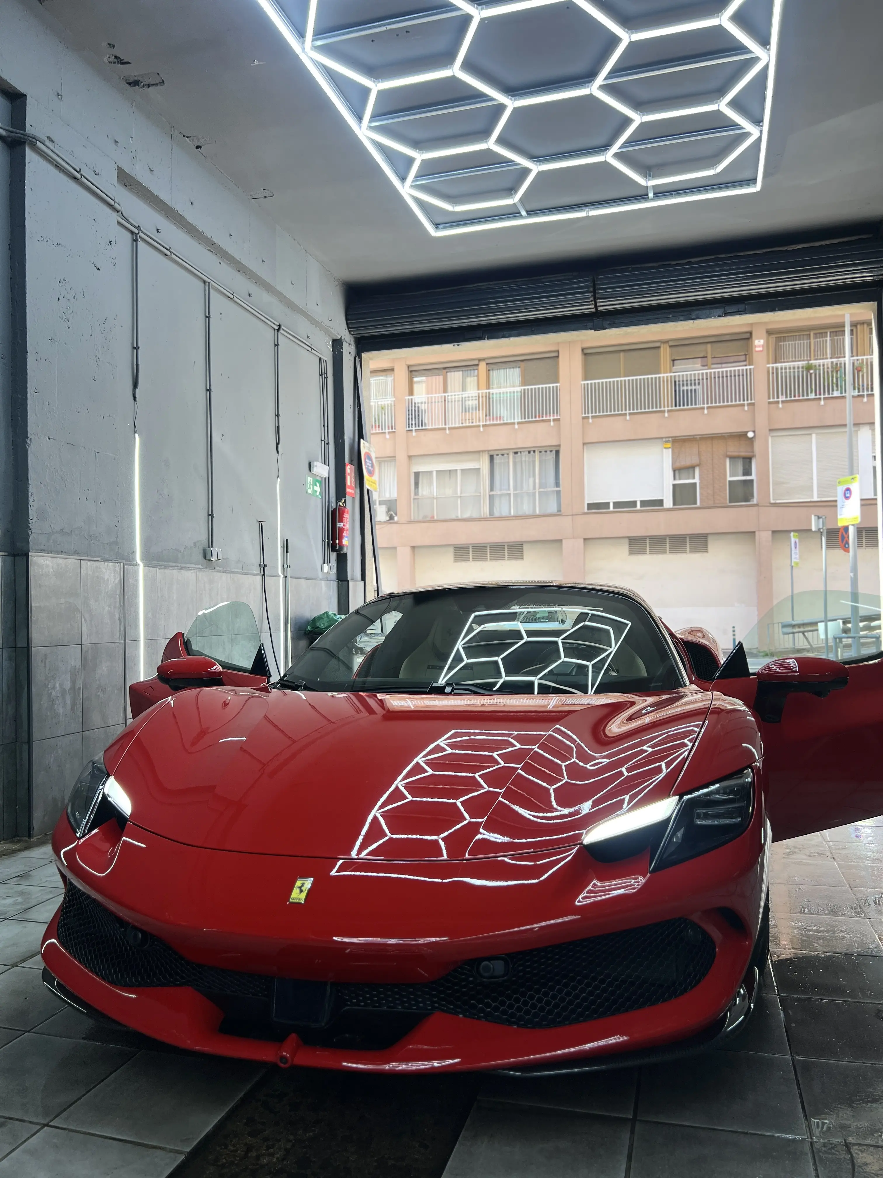Ferrari 296 GTB — Revestimiento completo de carrocería e interior en PPF — GERA Detailing Barcelona